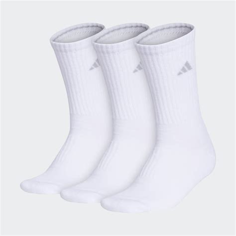 adidas Men's Liner Sock 3 Pair Pack White 